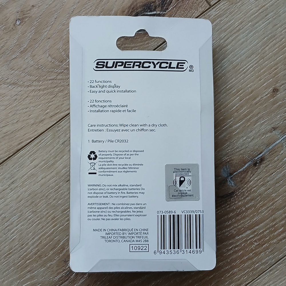 NEW Supercycle Basic Bicycle Computer - Picture 2 of 2